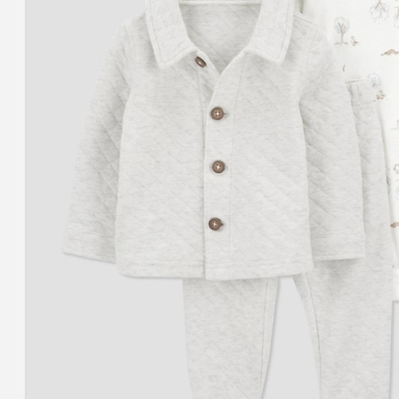 Just One You By Carters Other - Baby Boys' 2pc Top & Bottom Set - Cardigan, Bodysuit